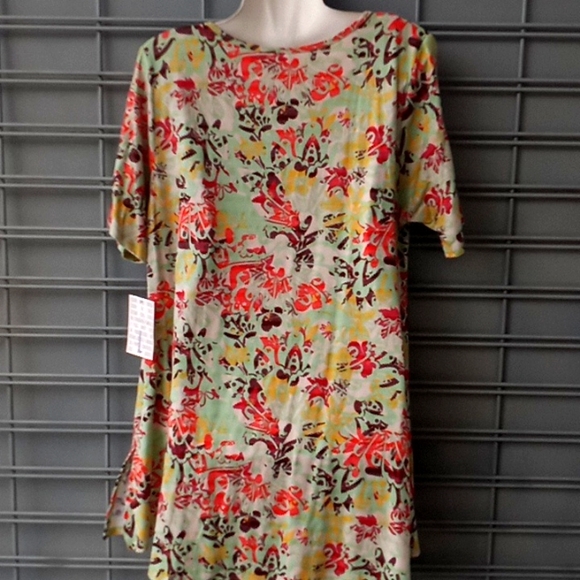 LLR Floral Printed Perfect T Top-#85313 - Picture 12 of 14